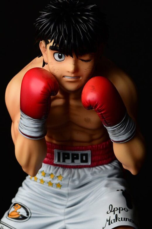 Estatua Ippo Makunouchi fighting pose damage