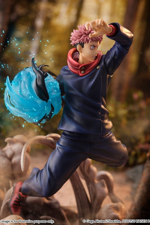 Estatua Jujutsu Kaisen SHIBUYA SCRAMBLE FIGURE Yuji Itadori