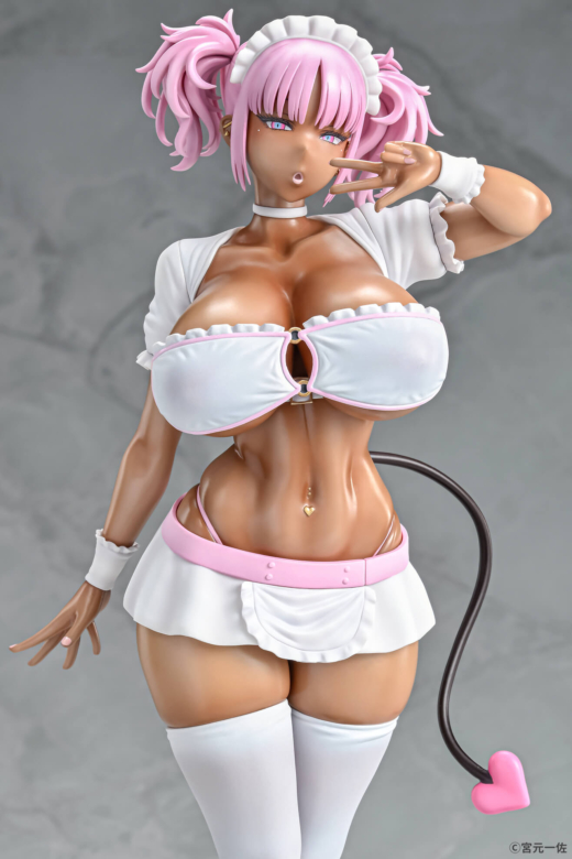 Descubre el apasionante mundo de Figura Kuro Gal Maid Inma Cocoa Pink Ver. Original Character.