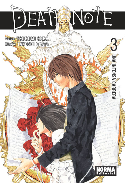 Descubre el apasionante mundo de Death Note manga tomo 3 Una Intensa Carrera.