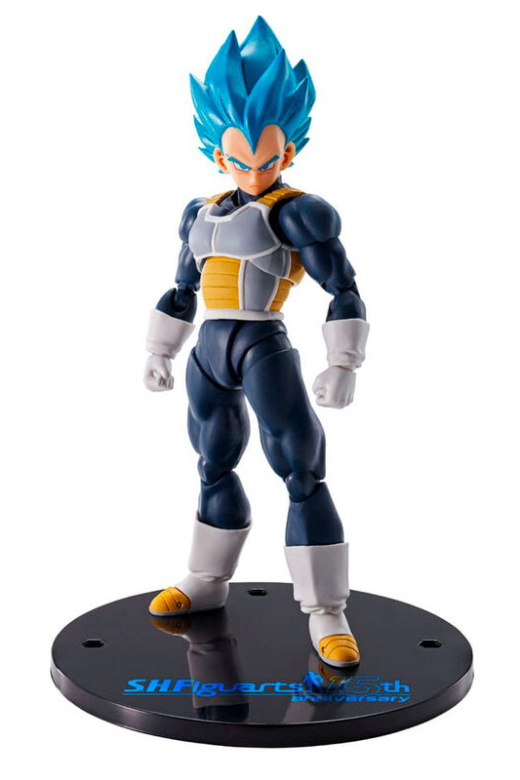 Descubre el apasionante mundo de Figura Vegeta Super Saiyan Blue 15º Aniversario Dragon Ball Super.