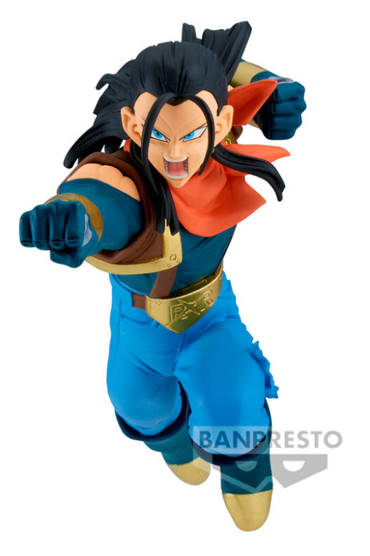 Descubre el apasionante mundo de Figura Super 17 vs Gogeta SSGSS Dragon Ball GT 16cm.