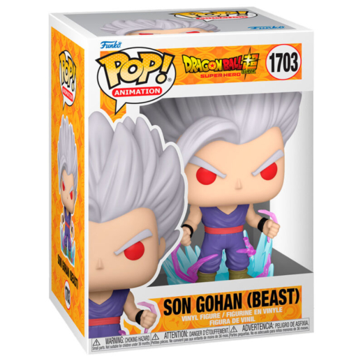 Figura POP Dragon Ball Super Héroe Gohan Beast Descubre el apasionante mundo de Figura POP Dragon Ball Super Héroe Gohan Beast.