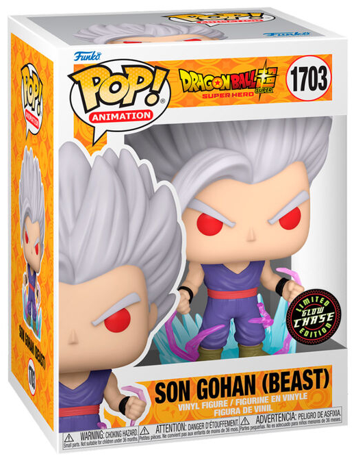 Descubre el apasionante mundo de Figura POP Dragon Ball Super Super Hero Gohan Beast Chase.