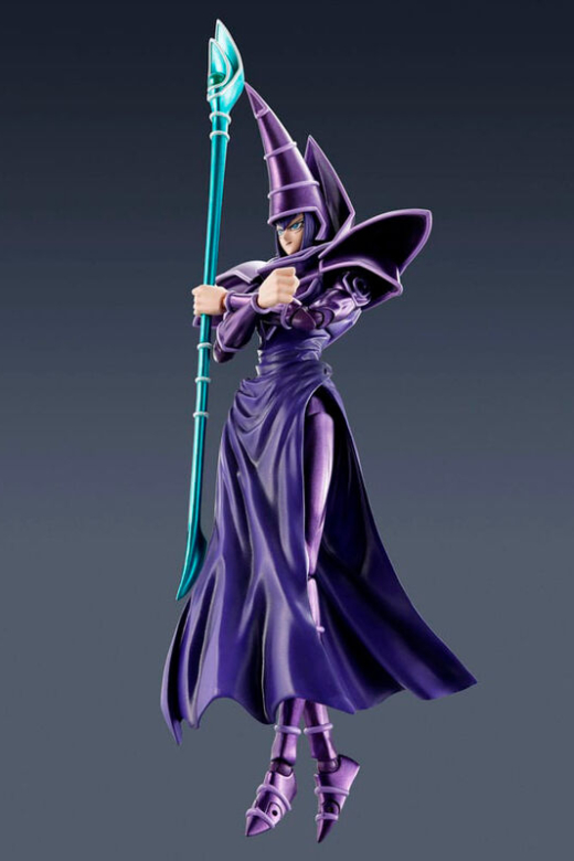 Descubre el apasionante mundo de Figura Dark Magician Yu-Gi-Oh! S.H. MonsterArts 19cm.