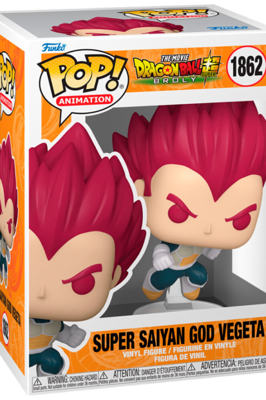 Descubre el apasionante mundo de Figura POP Dragon Ball Super Vegeta Super Saiyan God.