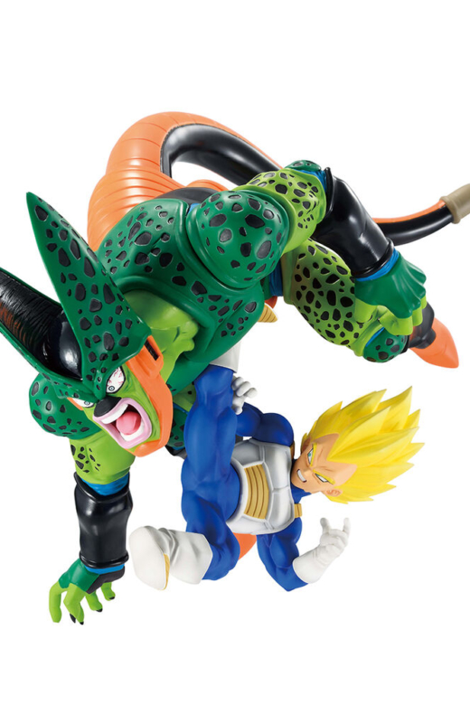 Descubre el apasionante mundo de Figura Ichibansho Vegeta vs. Cell Dragon Ball 17cm.