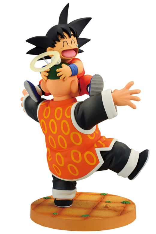 Descubre el apasionante mundo de Figura Son Goku y Abuelo Son Gohan Dragon Ball 16cm.