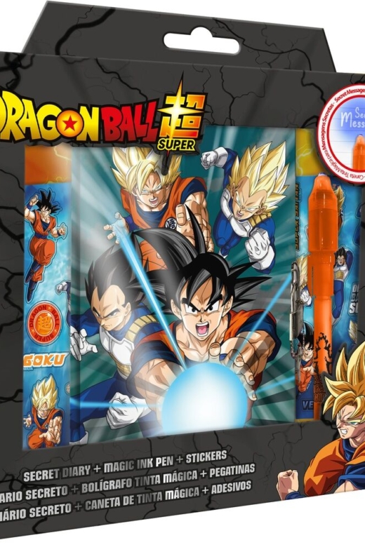 Descubre el apasionante mundo de Diario y bolígrafo mágico Dragon Ball Super.