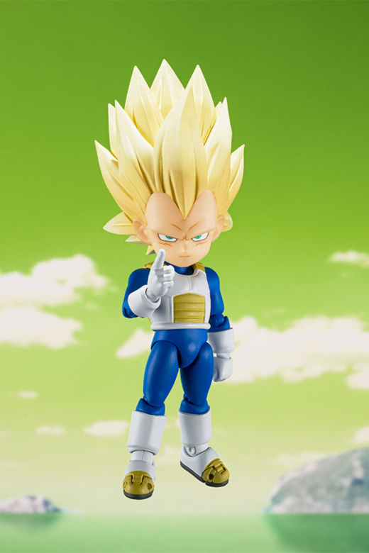 Descubre el apasionante mundo de Figura Vegeta Super Saiyan 3 Dragon Ball Daima 7,5cm.