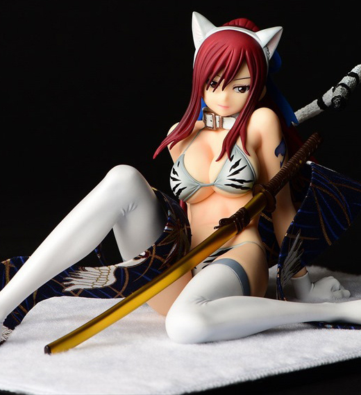 Descubre el apasionante mundo de Figura Erza Scarlet Estilo Byakko Gravure.