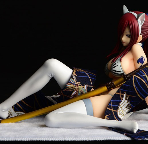 Descubre el apasionante mundo de Figura Erza Scarlet Estilo Byakko Gravure.