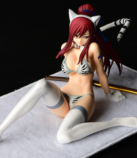 Descubre el apasionante mundo de Figura Erza Scarlet Estilo Byakko Gravure.