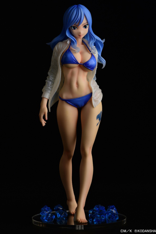 Descubre el apasionante mundo de Figura Juvia Lockser Camisa Mojada Transparente.
