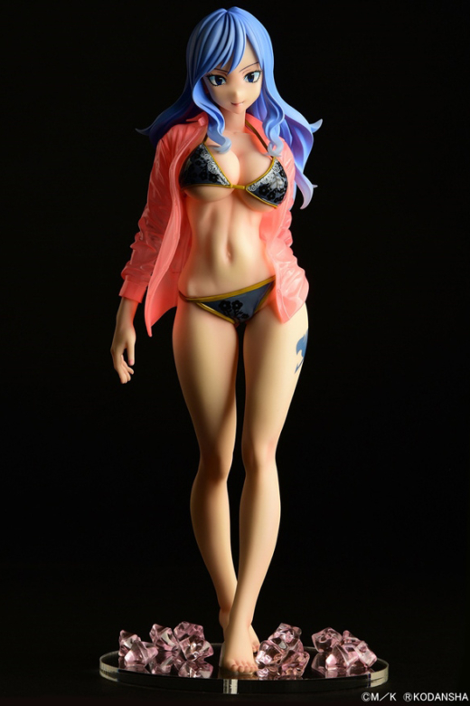 Descubre el apasionante mundo de Figura Juvia Lockser Fairy Tail Estilo Bikini Negro.