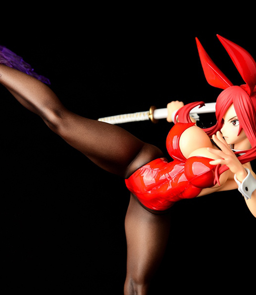 Descubre el apasionante mundo de Figura Erza Scarlet Patada Alta Versión Crimson Rabbit.