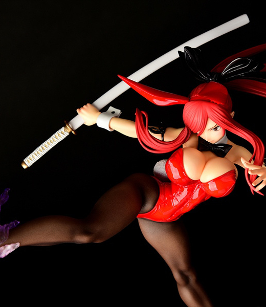 Descubre el apasionante mundo de Figura Erza Scarlet Patada Alta Versión Crimson Rabbit.