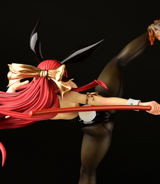 Descubre el apasionante mundo de Figura Erza Scarlet Patada Alta Versión Conejo Negro Fairy Tail.