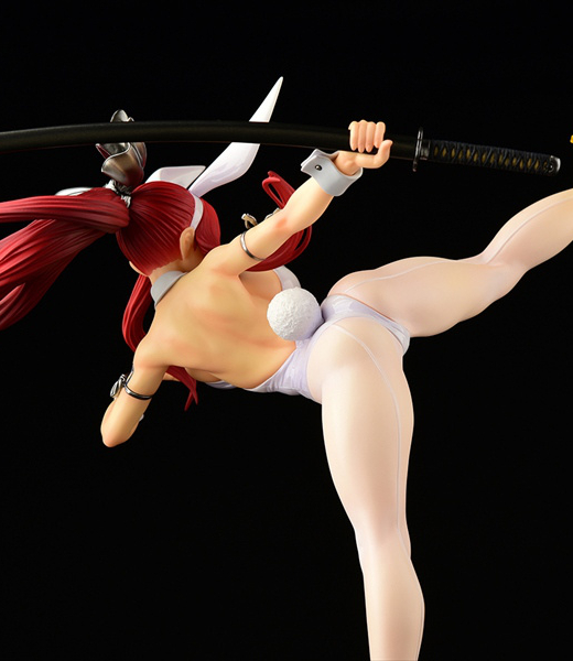 Descubre el apasionante mundo de Figura Erza Scarlet Patada Alta Versión Conejo Blanco.