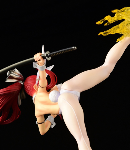 Descubre el apasionante mundo de Figura Erza Scarlet Patada Alta Versión Conejo Blanco.