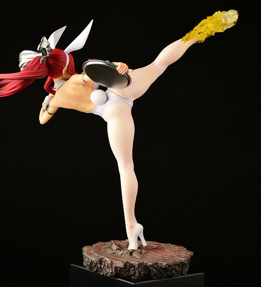 Descubre el apasionante mundo de Figura Erza Scarlet Patada Alta Versión Conejo Blanco.