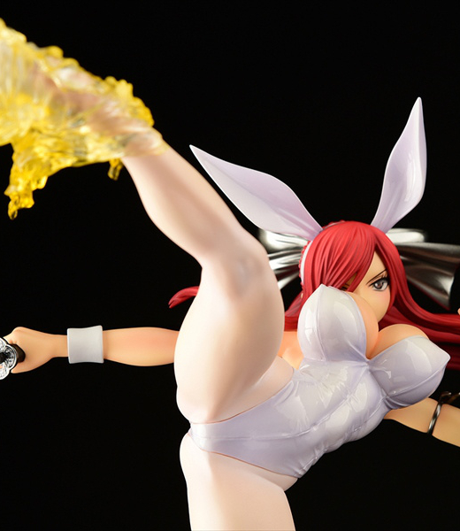 Descubre el apasionante mundo de Figura Erza Scarlet Patada Alta Versión Conejo Blanco.