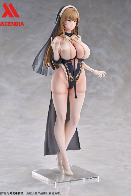 Descubre el apasionante mundo de Figura Lily Ilustración Monja por Chowbie Original Character.