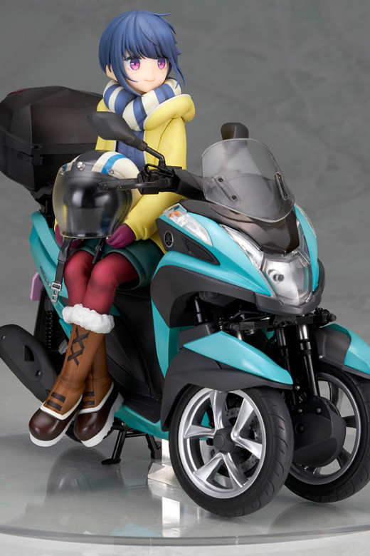 Descubre el apasionante mundo de Figura Rin Shima con Triciclo de Laid-Back Camp.