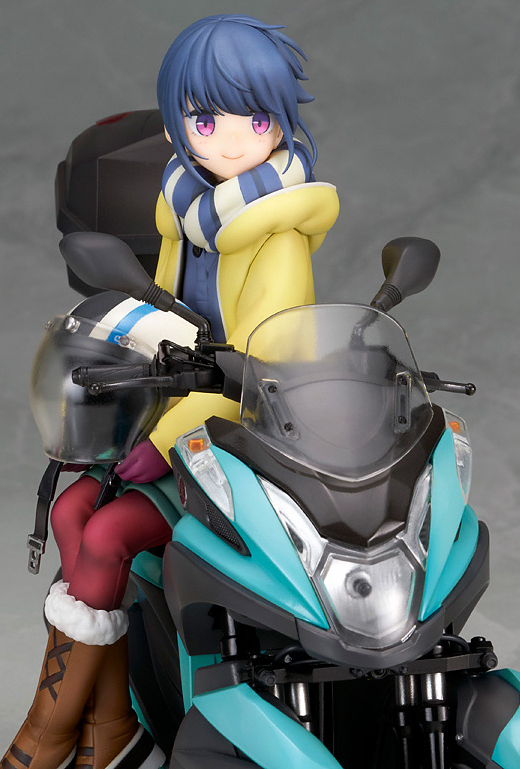 Descubre el apasionante mundo de Figura Rin Shima con Triciclo de Laid-Back Camp.