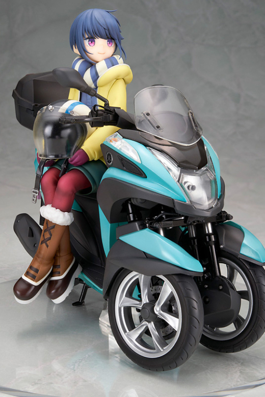 Descubre el apasionante mundo de Figura Rin Shima con Triciclo de Laid-Back Camp.