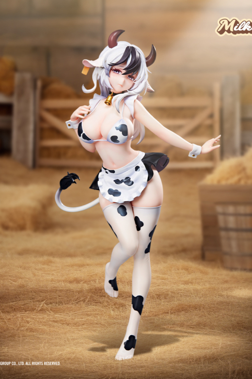 Descubre el apasionante mundo de Figura Chicas Milk Blanco y Negro Original Character.