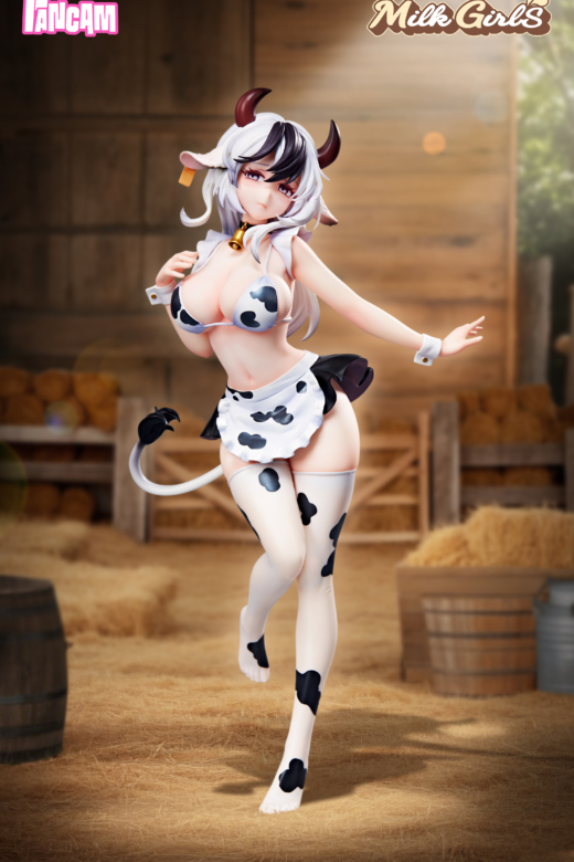 Descubre el apasionante mundo de Figura Chicas Milk Blanco y Negro Original Character.