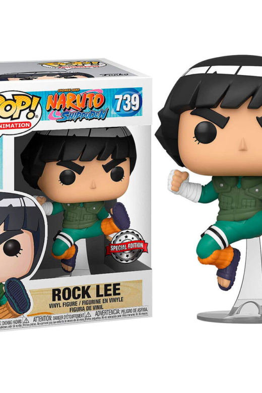 Descubre el apasionante mundo de Figura Exclusiva Rock Lee Naruto POP.