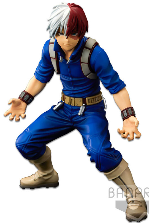 Descubre el apasionante mundo de Figura Shoto Todoroki The Brush My Hero Academia 21cm.