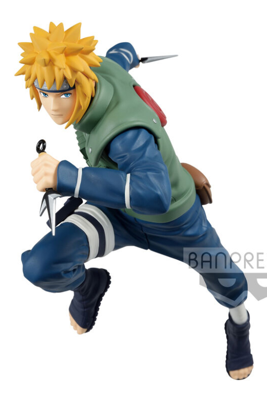 Descubre el apasionante mundo de Figura Minato Namikaze Vibration Stars Naruto 18cm.