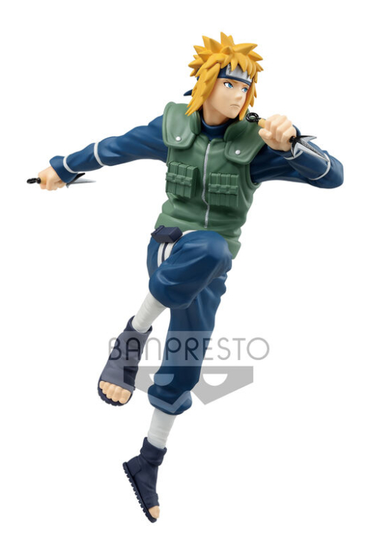 Descubre el apasionante mundo de Figura Minato Namikaze Vibration Stars Naruto 18cm.