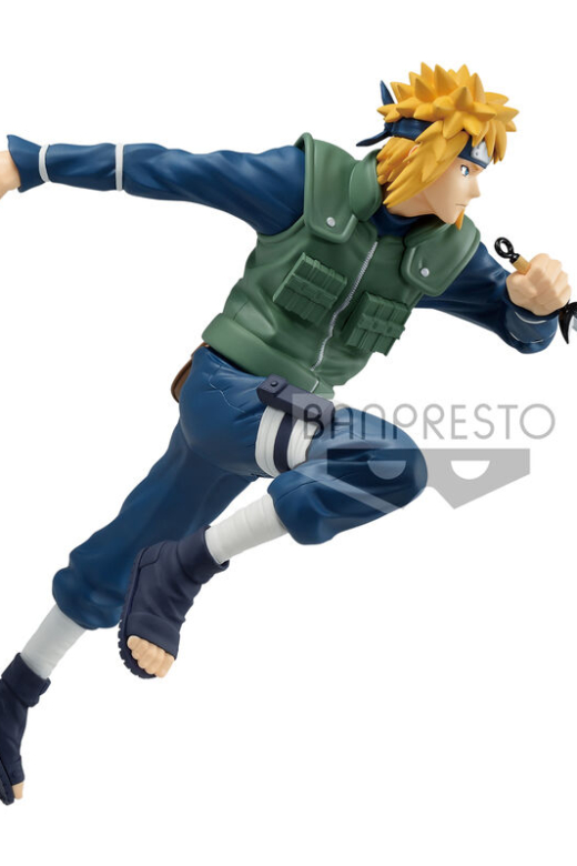 Descubre el apasionante mundo de Figura Minato Namikaze Vibration Stars Naruto 18cm.