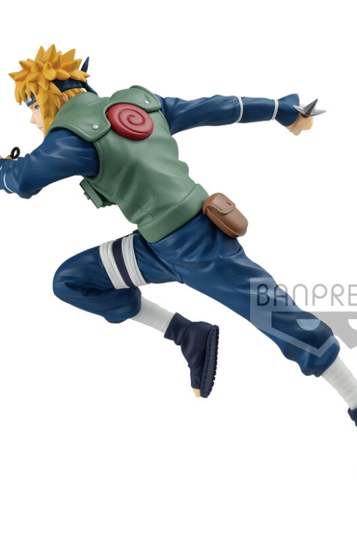 Descubre el apasionante mundo de Figura Minato Namikaze Vibration Stars Naruto 18cm.