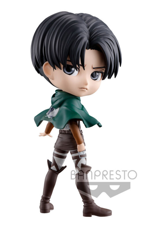Descubre el apasionante mundo de Figura Levi Versión A Attack On Titan Q Posket 14cm.