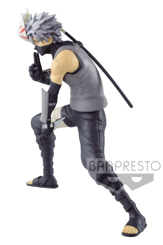 Descubre el apasionante mundo de Figura Kakashi Hatake Vibration Star Naruto Shippuden 18cm.