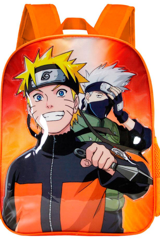 Descubre el apasionante mundo de Mochila Naruto Action adaptable 39cm.
