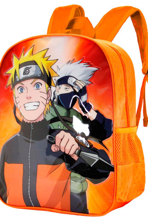Descubre el apasionante mundo de Mochila Naruto Action adaptable 39cm.