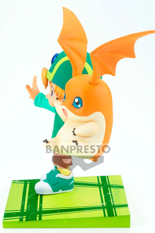 Descubre el apasionante mundo de Figura Takeru y Patamon Digimon Adventure 15cm.