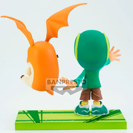 Descubre el apasionante mundo de Figura Takeru y Patamon Digimon Adventure 15cm.