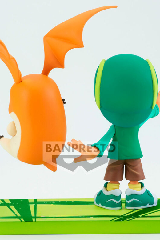 Descubre el apasionante mundo de Figura Takeru y Patamon Digimon Adventure 15cm.