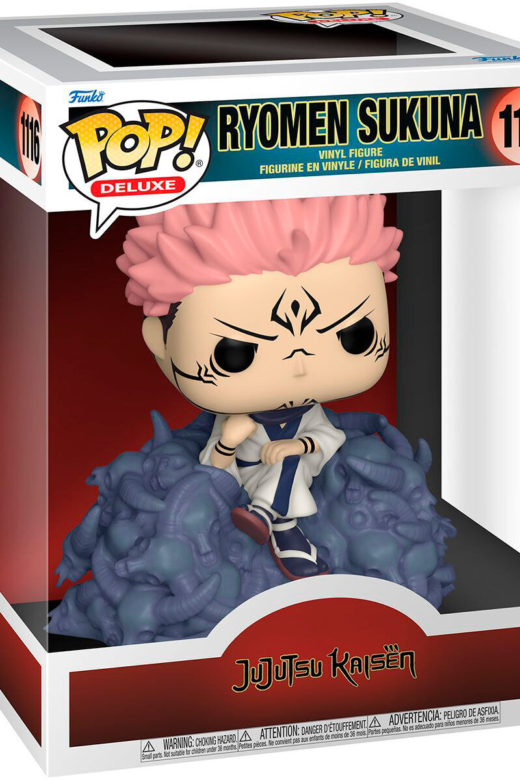 Descubre el apasionante mundo de Figura POP Deluxe Jujutsu Kaisen Sukuna.