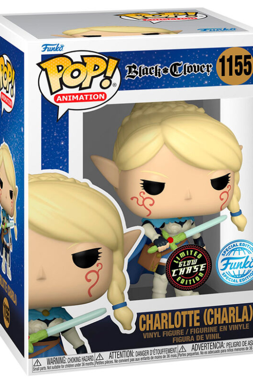 Descubre el apasionante mundo de Figura POP Black Clover Charlotte Chase Exclusiva.