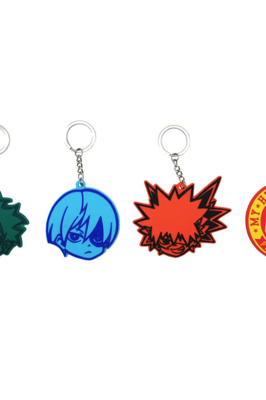 Descubre el apasionante mundo de Llaveros My Hero Academia Blister 4 unidades.