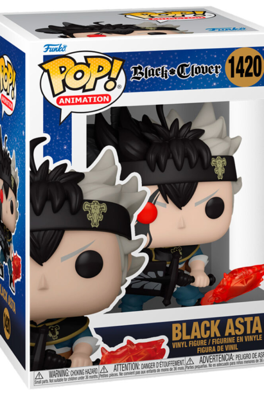 Descubre el apasionante mundo de Figura POP Black Clover Asta Negro.