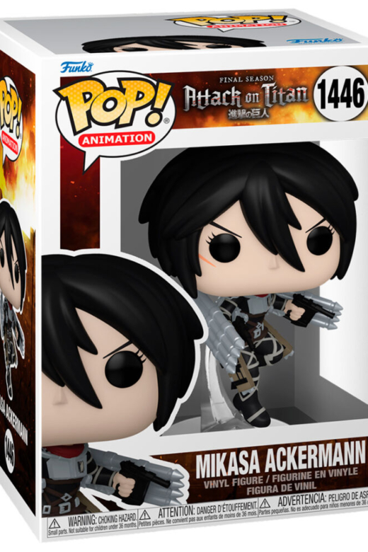 Descubre el apasionante mundo de Figura POP Attack on Titan Mikasa Ackermann.